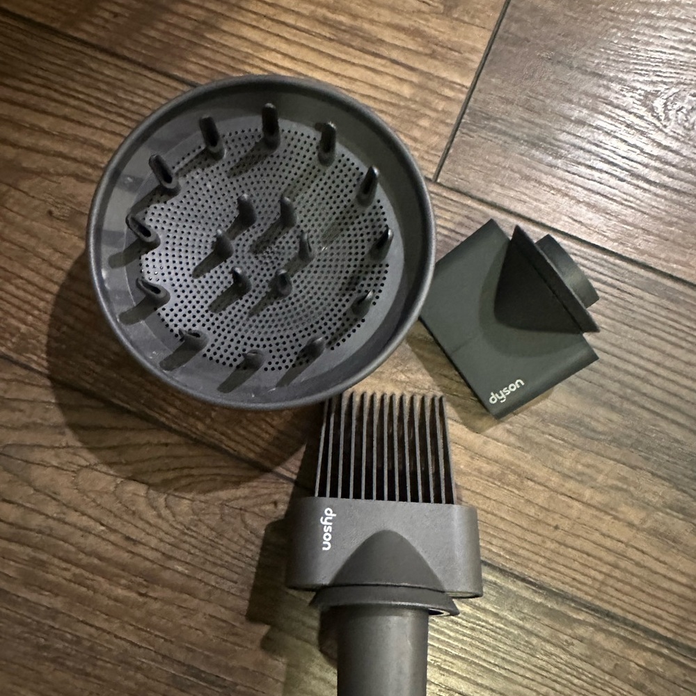 Dyson Hair Dryer Attachments in Dark Gray